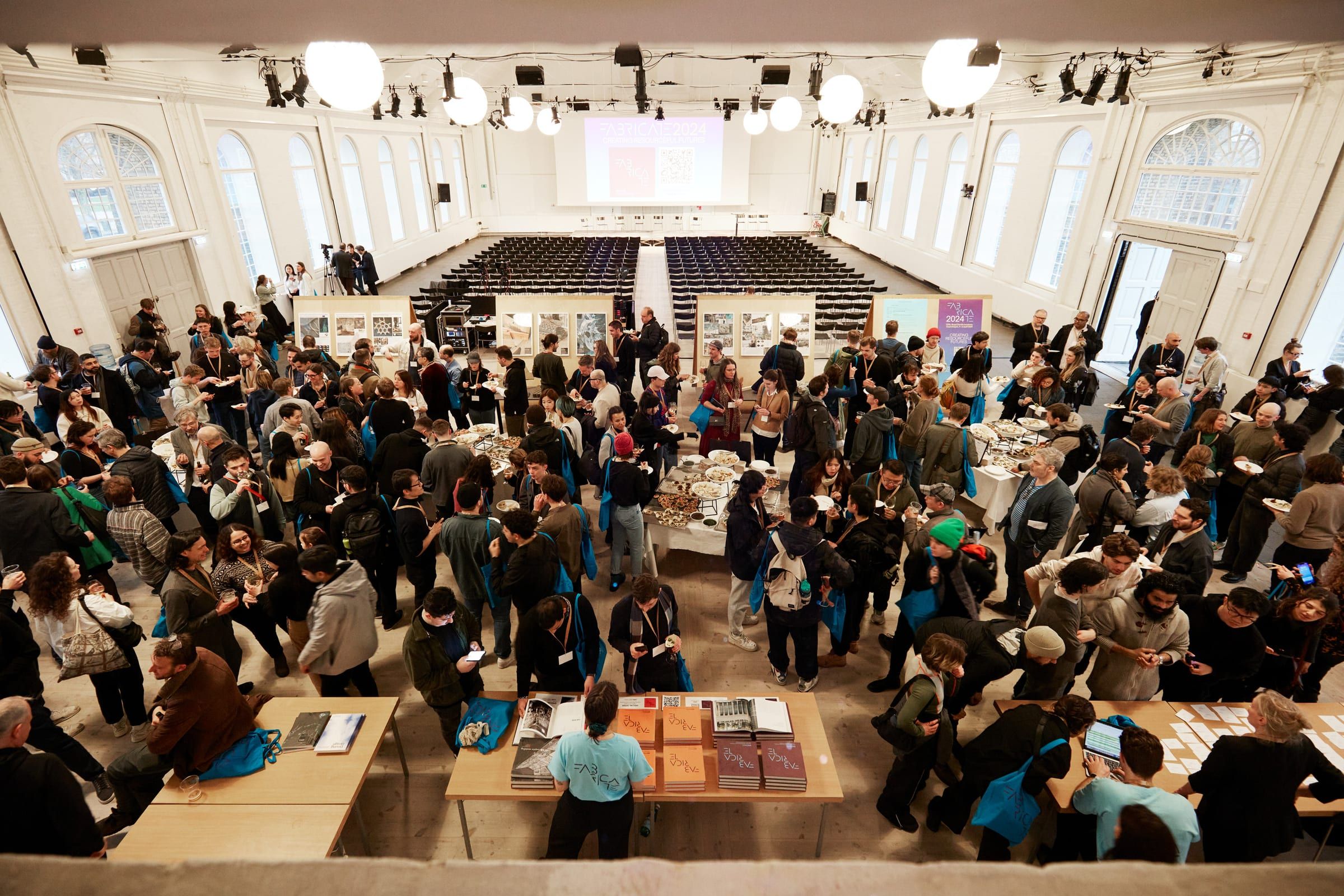 Delegates in the hall at FABRICATE 2024
